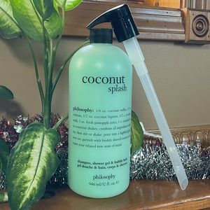 PHILOSOPHY COCONUT SPLASH. Shower, Bath & Shampoo 32oz. Factory sealed w/ pump.